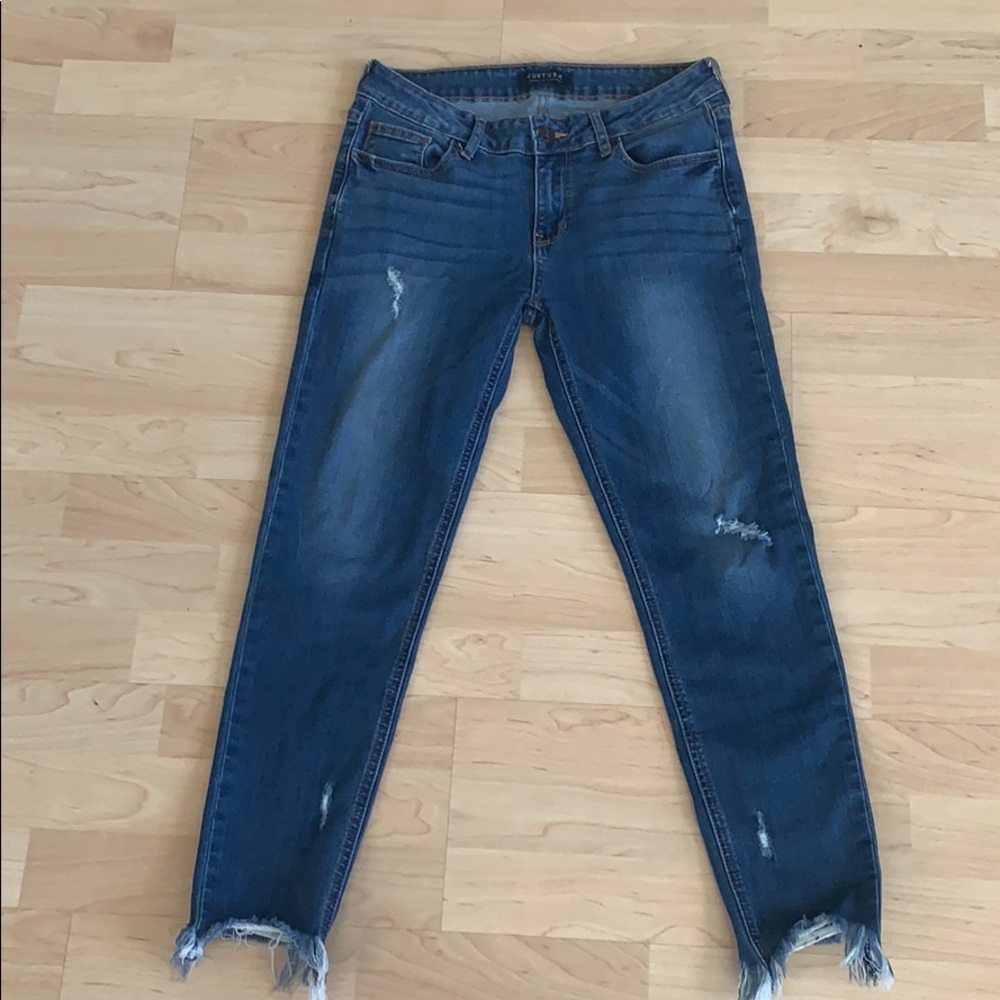 Just USA Distressed Skinny Jeans